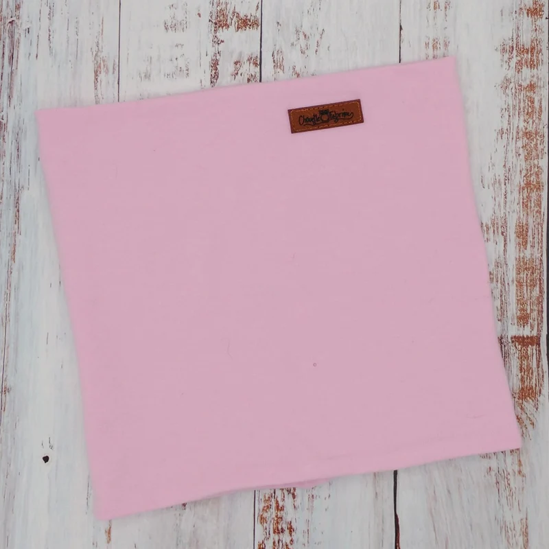 ENFANT - Cache-Cou (JERSEY) Printemps/Automne – Rose pâle
