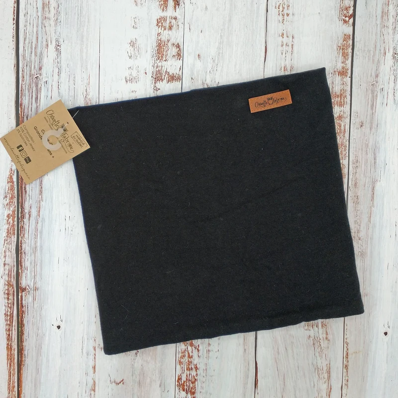 ENFANT - Cache-Cou (JERSEY) Printemps/Automne – Noir