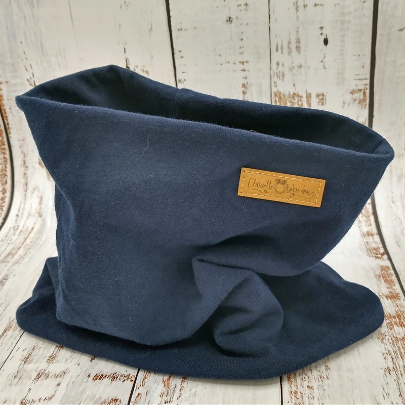 ENFANT - Cache-Cou (JERSEY) Printemps/Automne – Marine