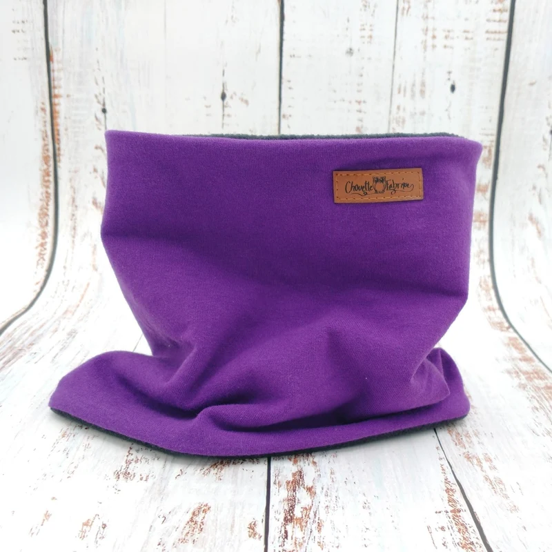 ADULTE - Cache-Cou (POLAR) Hiver – Raisin