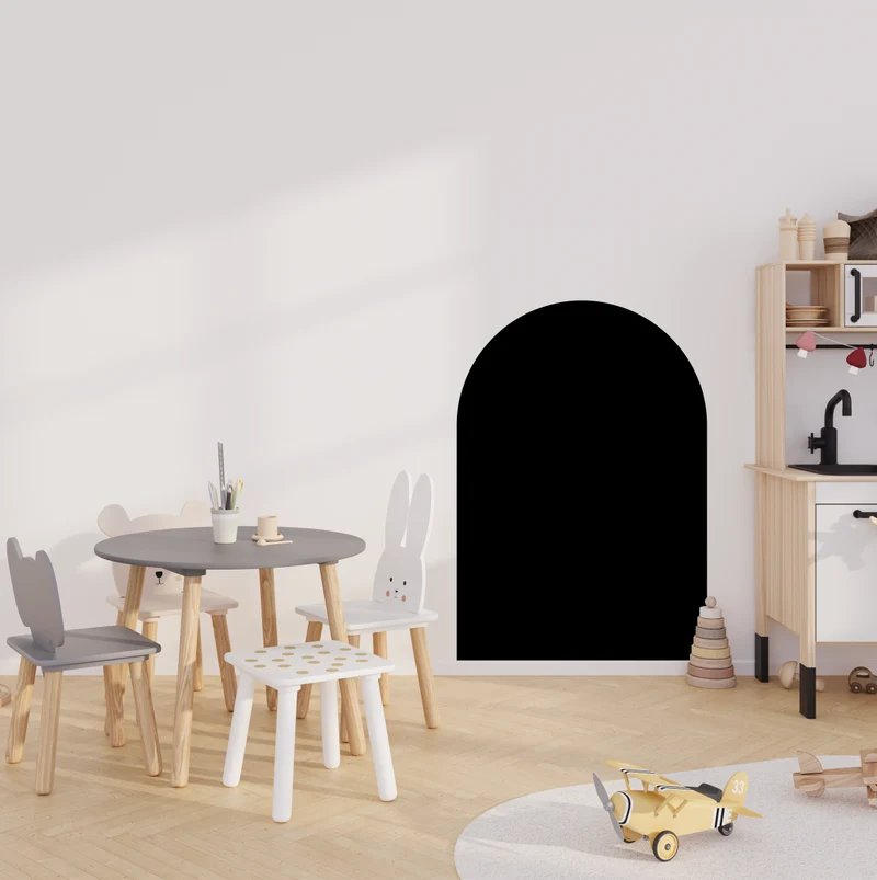 Tableau magnétique aimanté arche (noir)
