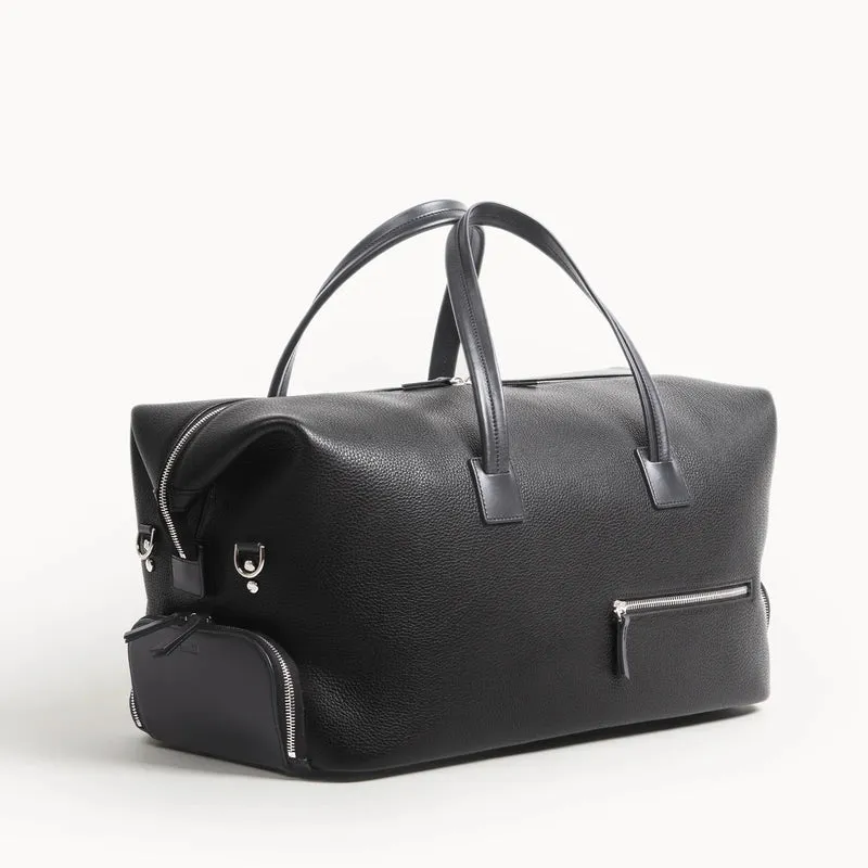 Sac week-end cuir ~ WILSON - NOIR