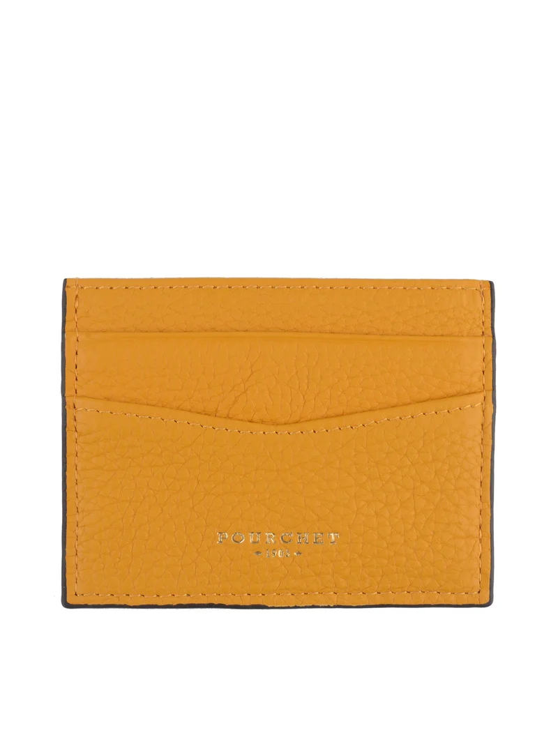 Club - Porte carte safran