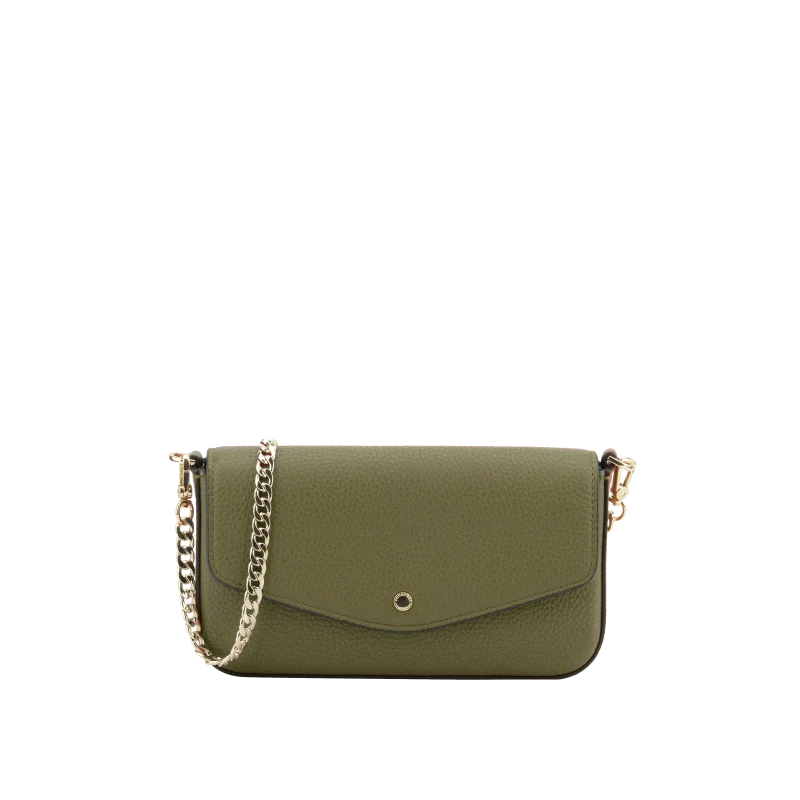 Club - Sac pochette kaki