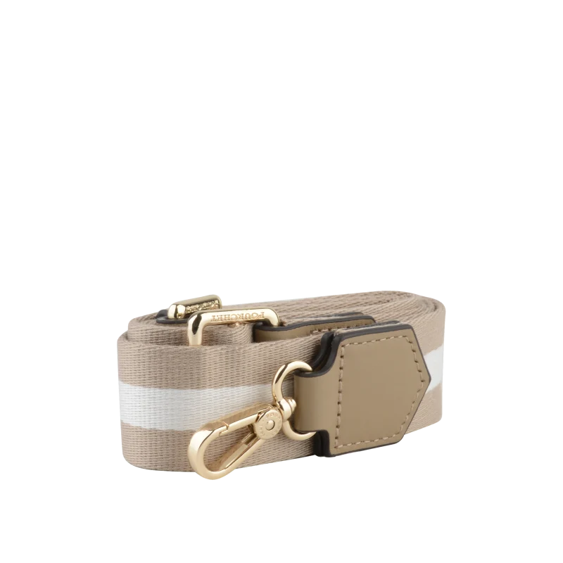 Bandoulière - Rayures taupe