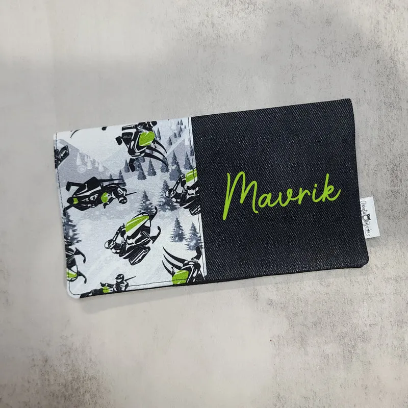 Protège-carnet de santé - Vaccination - Personnalisé - Motoneiges