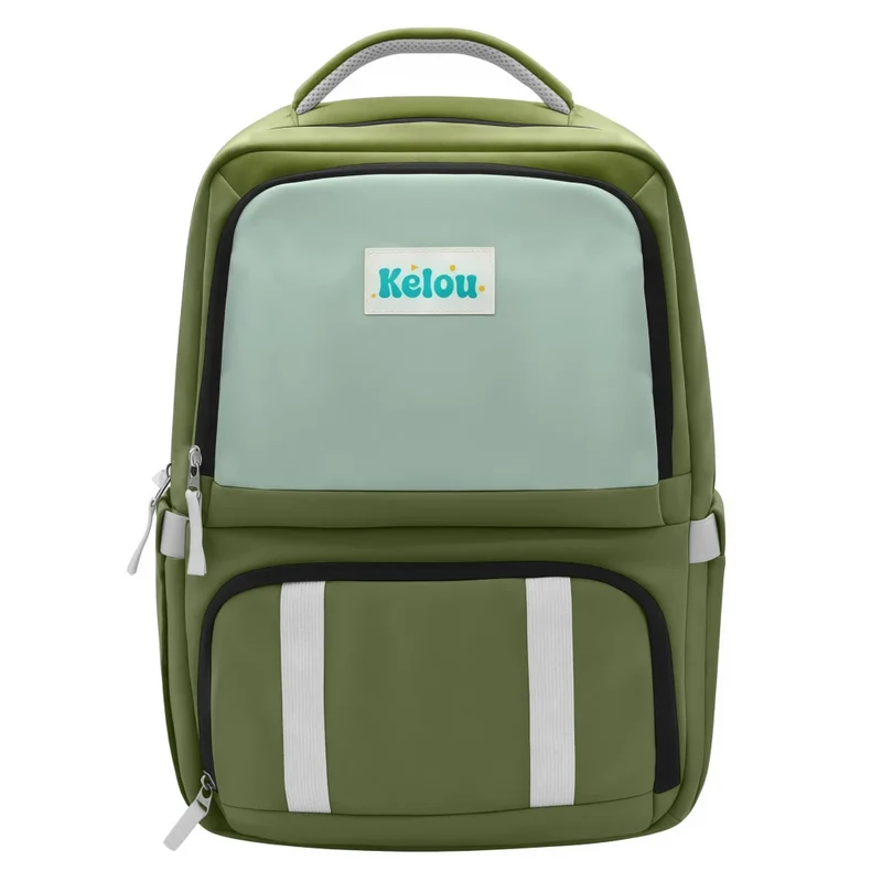 Sac a dos 2 en 1 avec boîte à lunch integrée - Vert