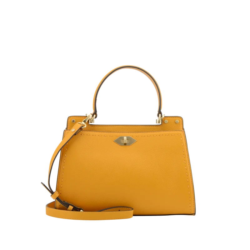 Trianon - Sac à main safran MM