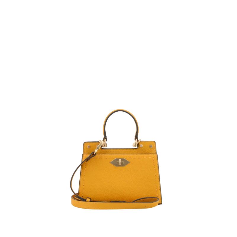 Trianon - Sac à main safran Micro