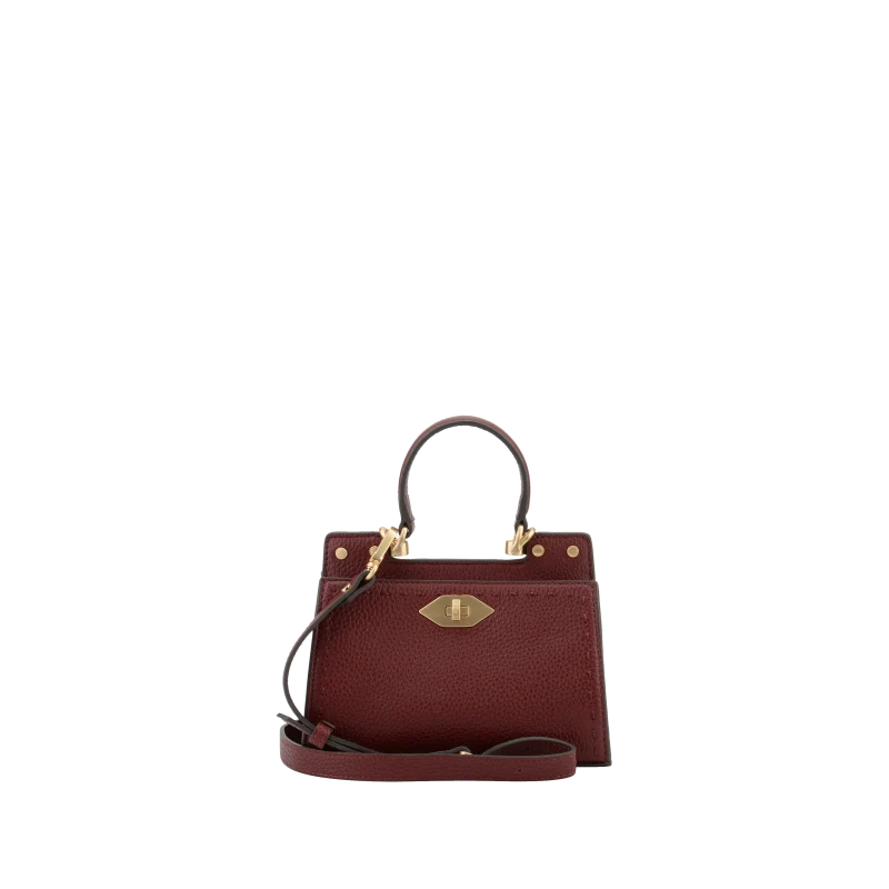 Trianon - Sac à main bordeaux Micro