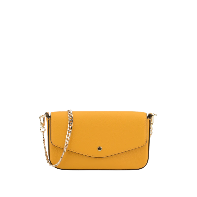 Club - Sac pochette safran