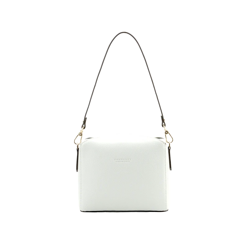 Cassetta - Sac porté épaule blanc