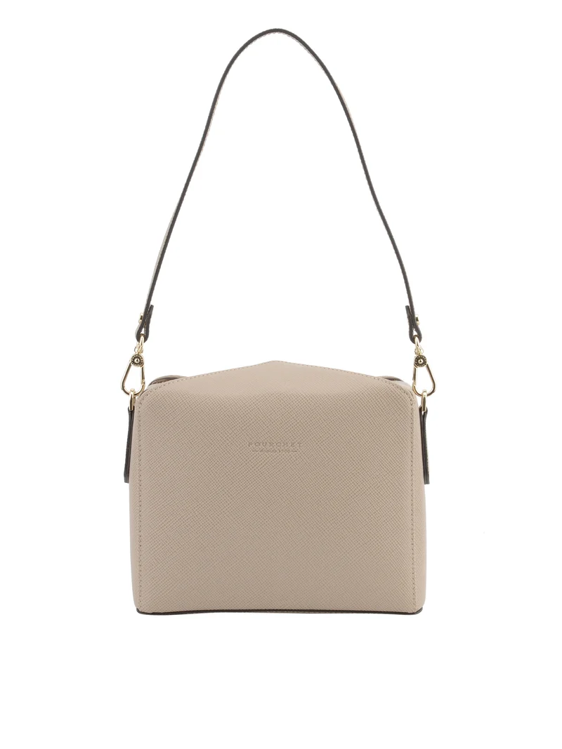 Cassetta - Sac porté épaule beige