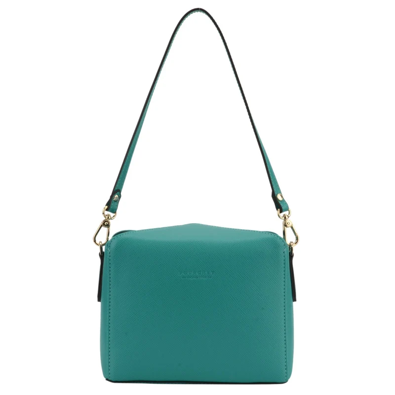 Cassetta - Sac porté épaule turquoise