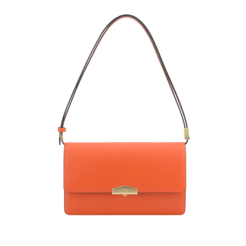 Anjou - Sac porté épaule orange MM