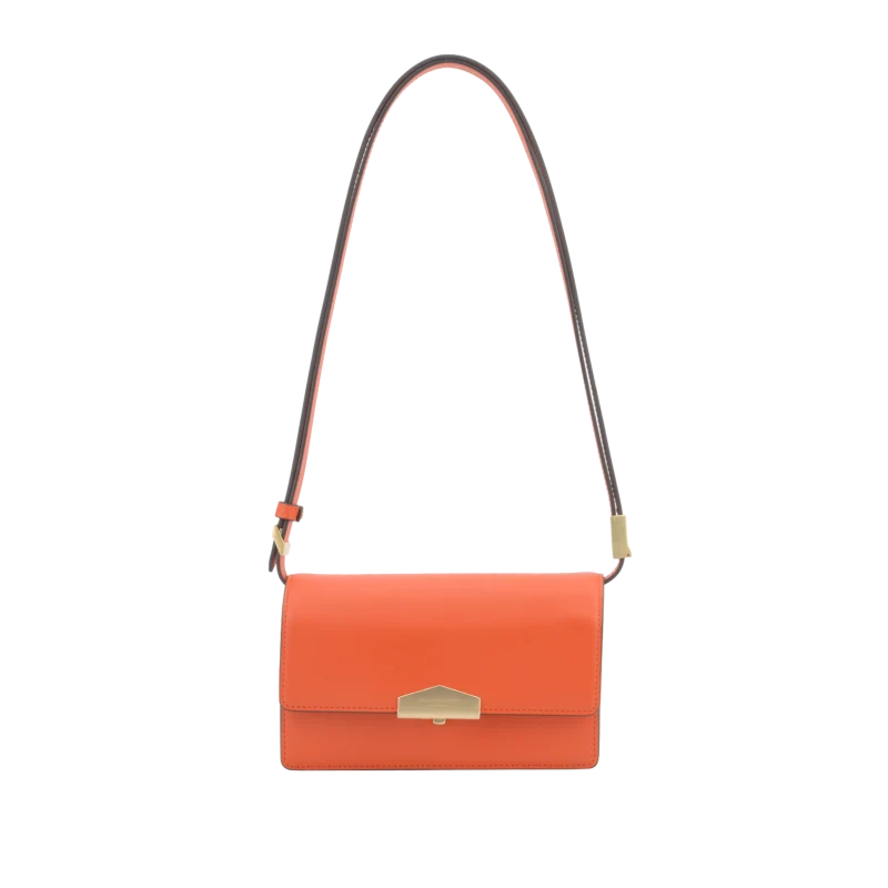 Anjou - Sac porté épaule orange PM