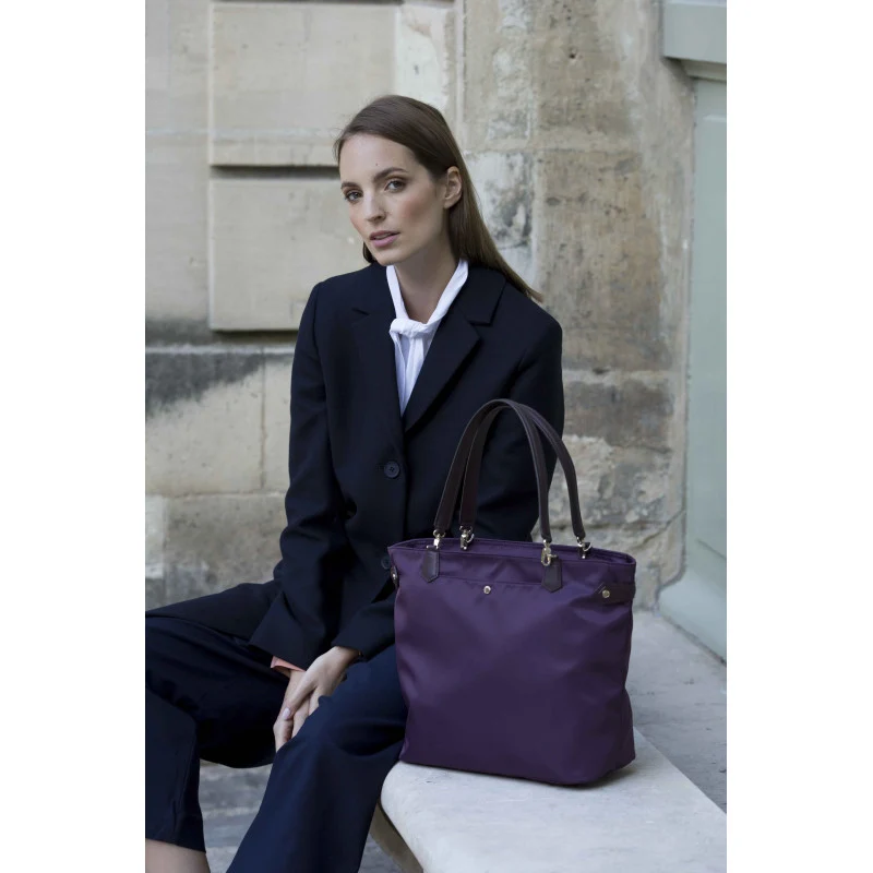 Daily - Sac porté épaule prune MM
