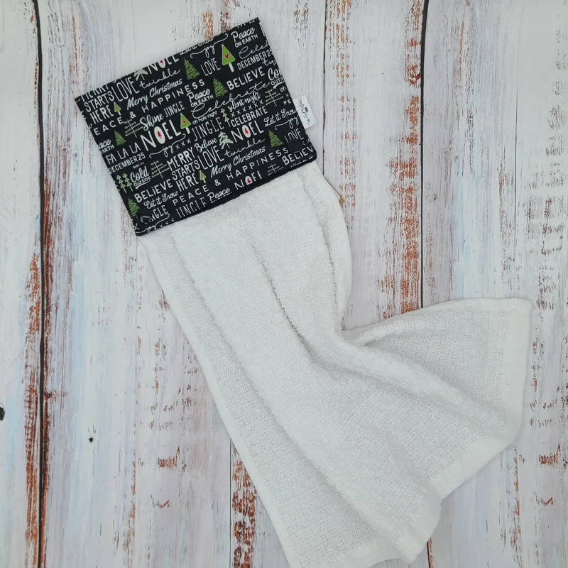 Essuie-mains - Serviette à mains - Cuisine/VR(Camping) - Serviette blanche - Noël
