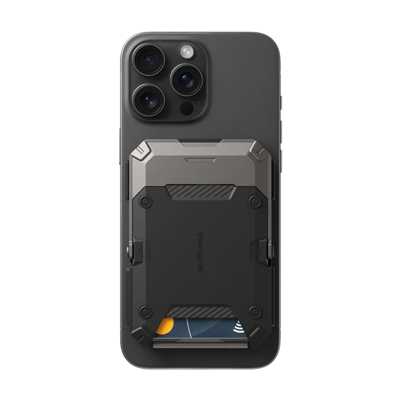 MagFlip Magnetic Wallet with Stand(open box)-Black