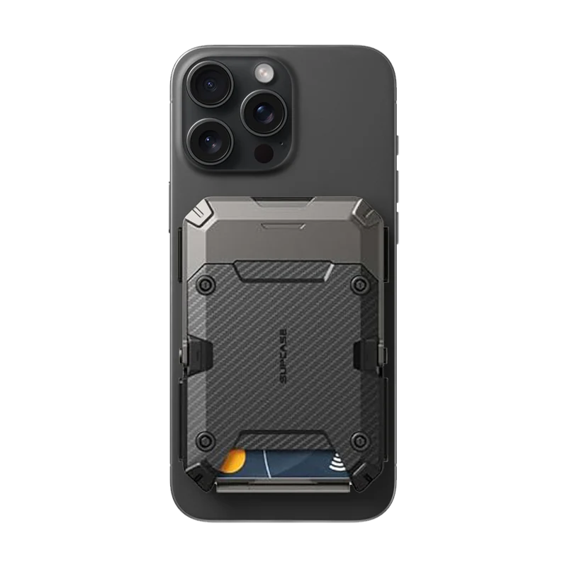 MagFlip Magnetic Wallet with Stand(open box)-Carbon