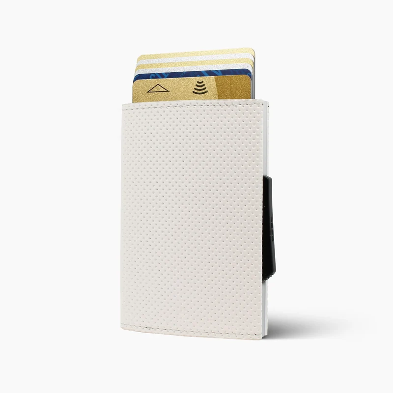 Porte-cartes automatique CASCADE SLIM | Traforato White