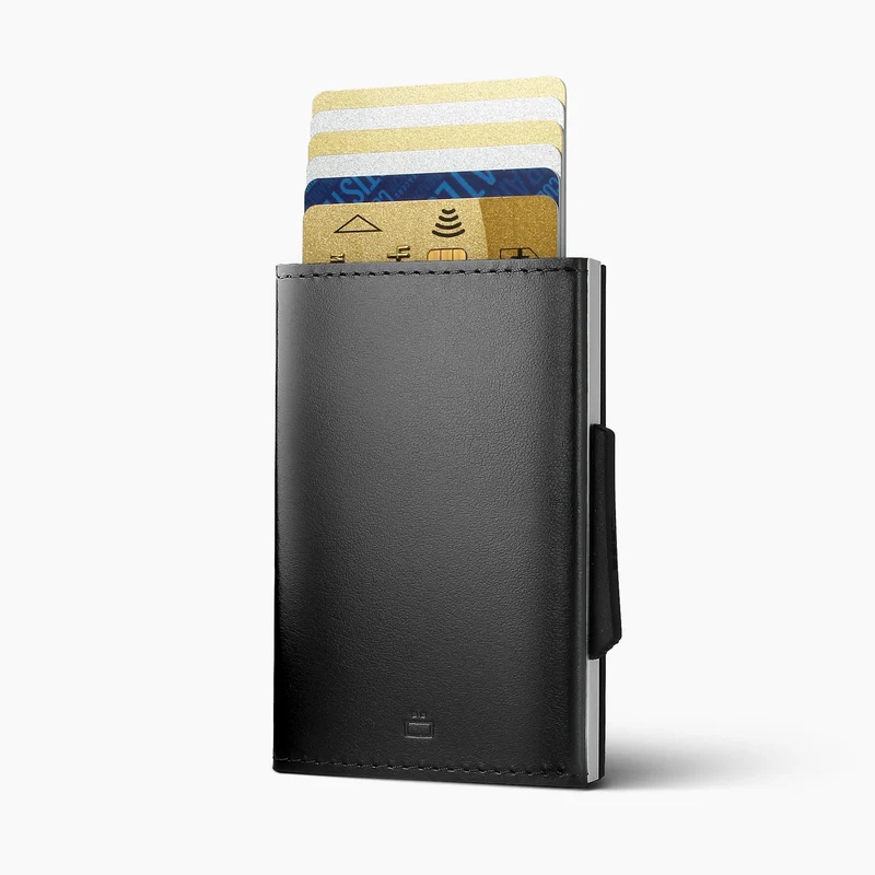Porte-cartes automatique CASCADE SLIM | Black