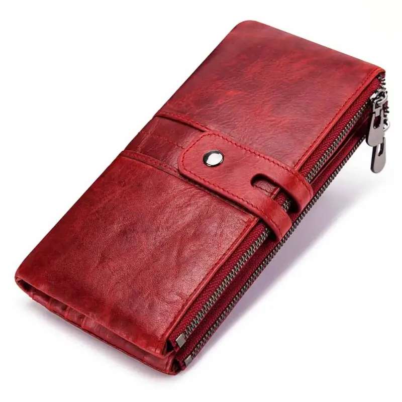Portefeuille Femme Cuir Souple
