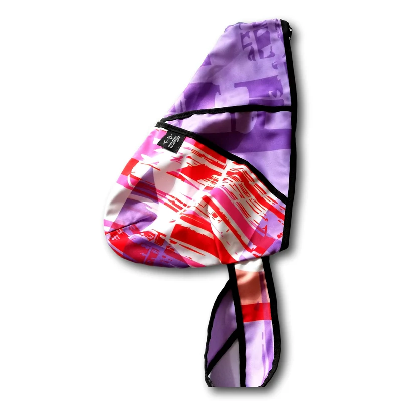 sac à dos format petit violet et rouge