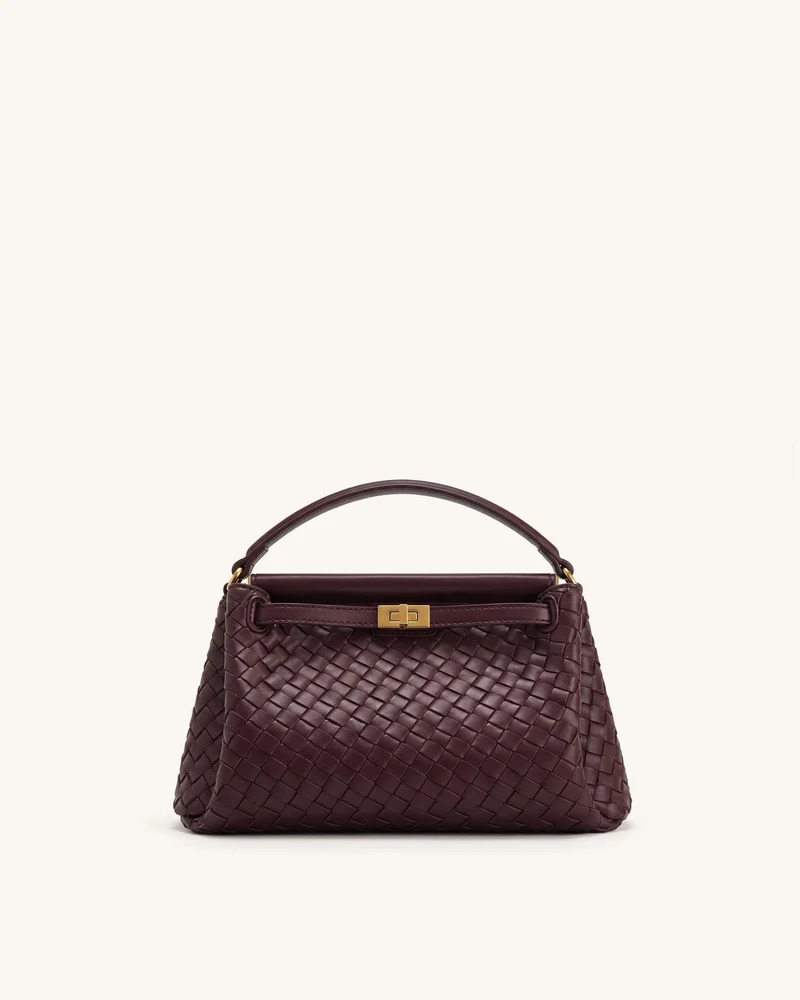 Carmen Sac à main tressé - Rouge vintage