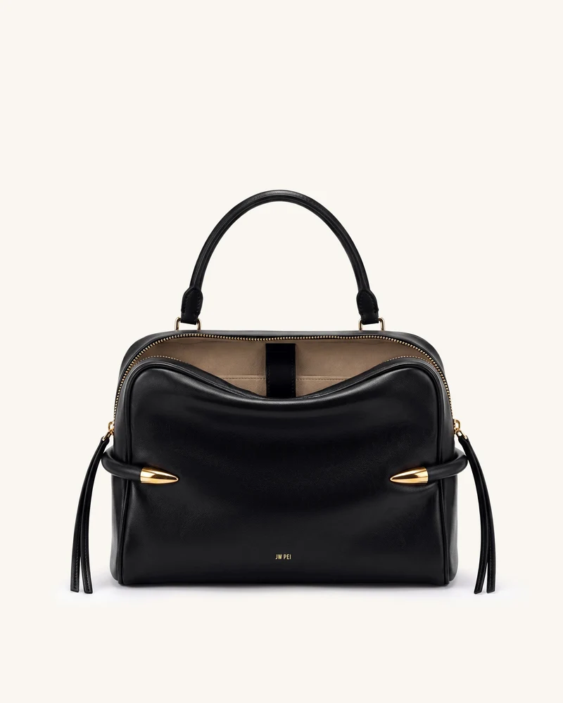 Callie Sac à bandoulière avec détail défense - Noir