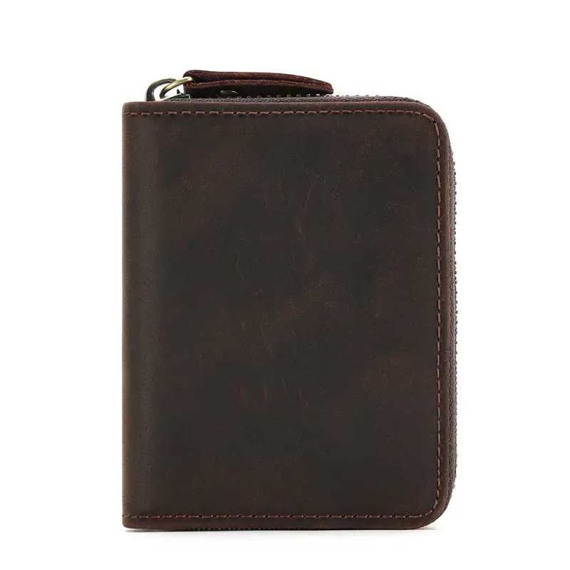 Portefeuille Homme Cuir Marron