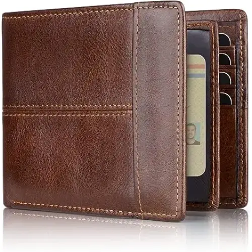 Portefeuille Homme Cuir Véritable