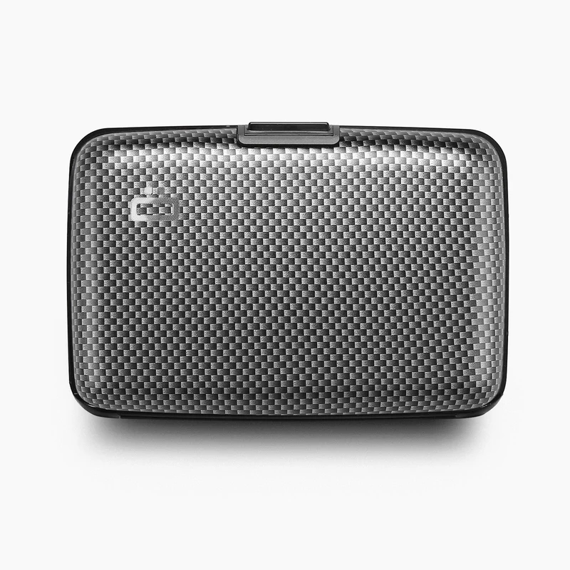 Porte-cartes STOCKHOLM original | Effet Carbone Damier