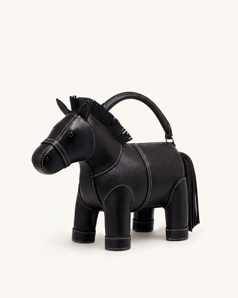 Harper Sac à main à poignée supérieure Horse - Noir