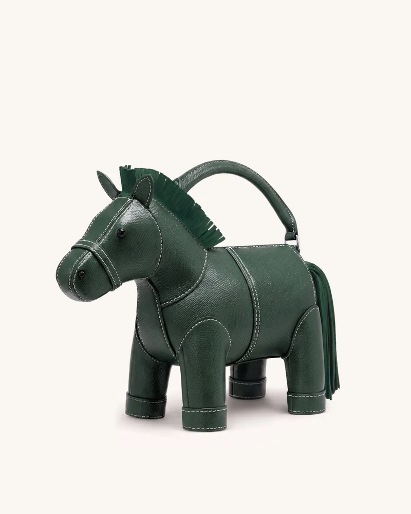 Harper Sac à main à poignée supérieure Horse - Vert