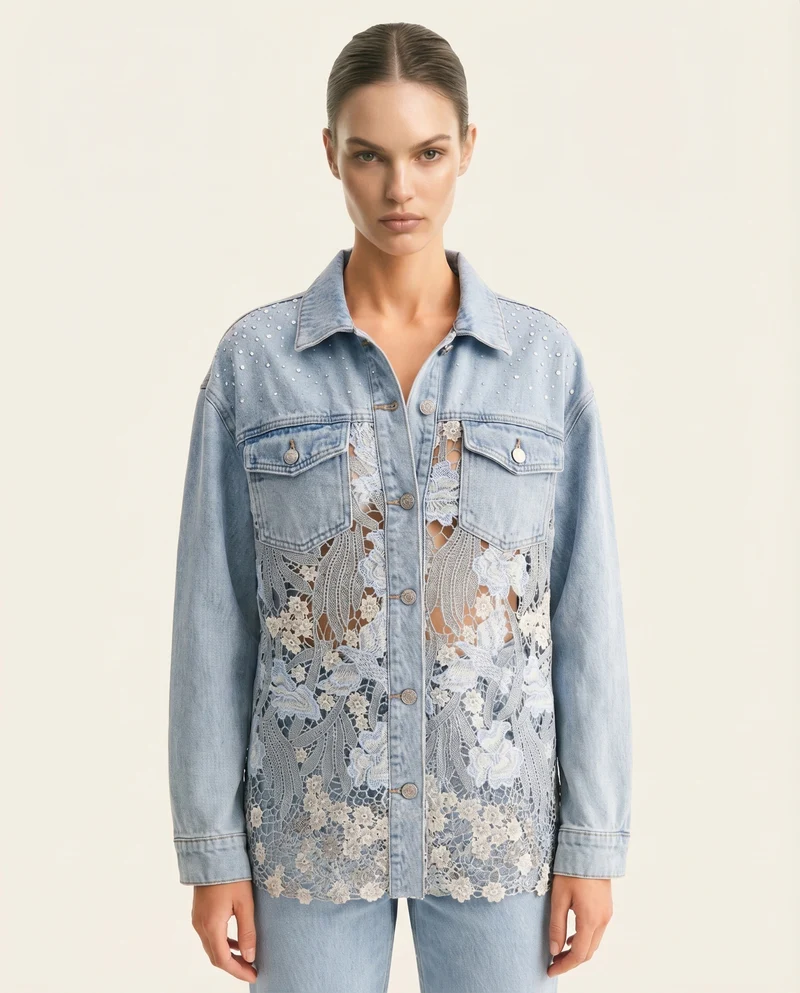Chemise en jean The Double Agent - Bleu clair