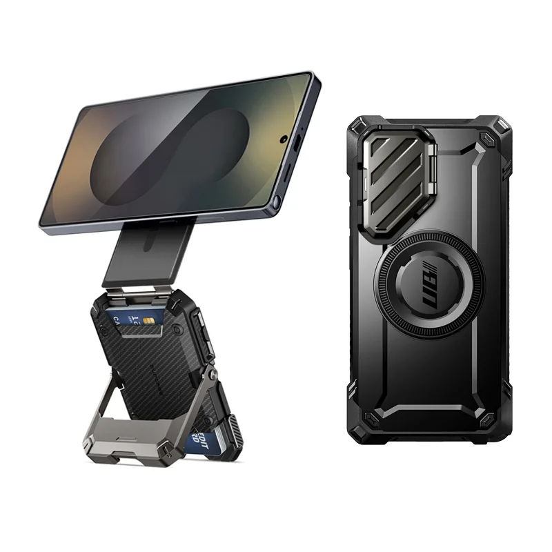 Bundle Sale - MagFlip Magnetic Wallet with iPhone/Samsung Compatible & Galaxy S25 Ultra UB Mag XT Series Phone Case