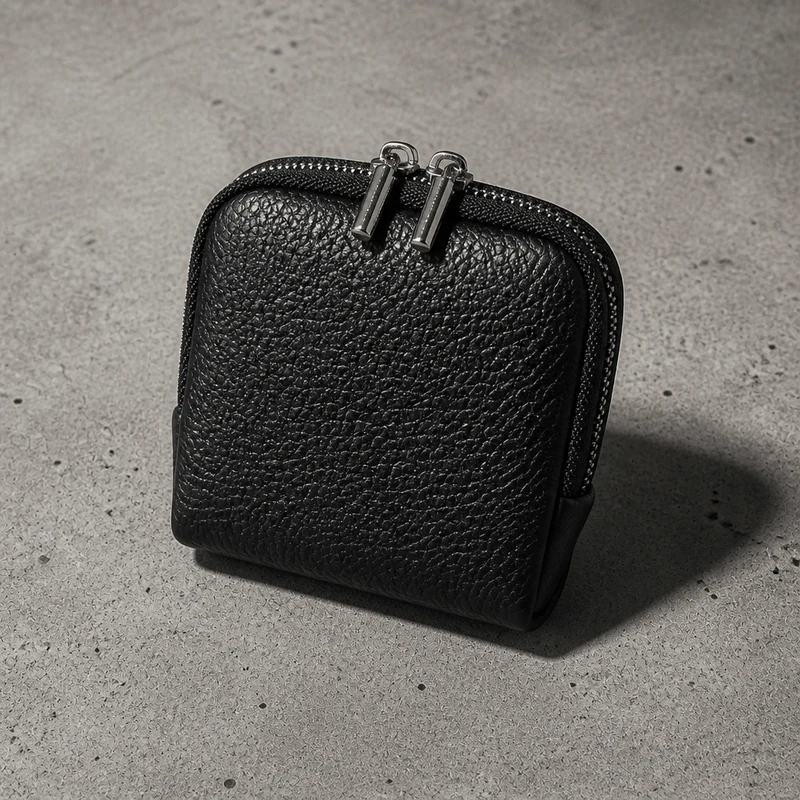 Porte-Monnaie Homme Cuir Véritable Format Poche