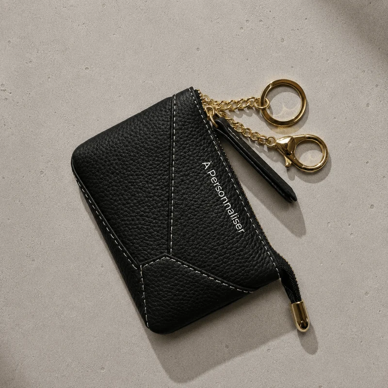Porte-Monnaie Personnalisé Homme en Cuir à Graver