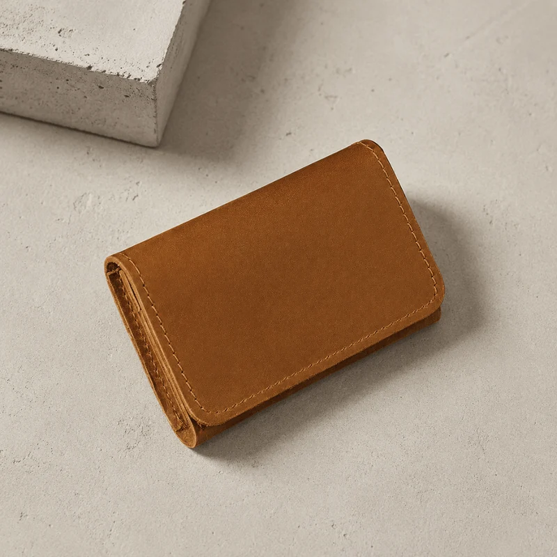 Porte-Cartes et Billets Homme Cuir Véritable Vintage
