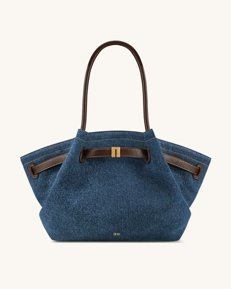 Hana Grand sac cabas - Jean bleu foncé