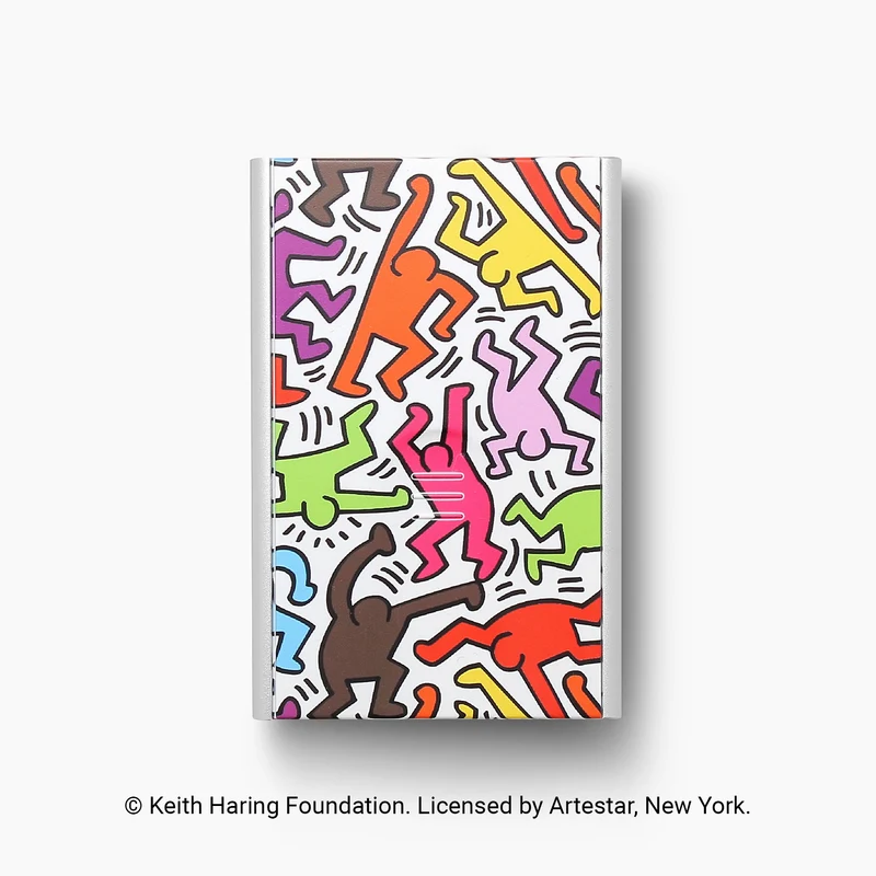 Porte-cartes automatique SLIDER | Collab Keith Haring Color