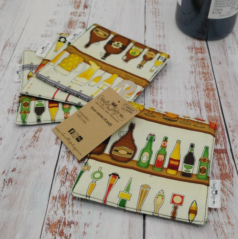 Sous-verres - 4 pièces - Bières