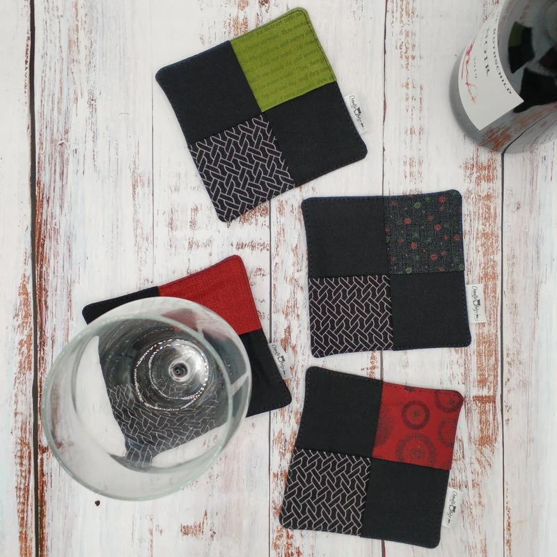 Sous-verres - Marques places "Pareils pas pareils" - 4 pièces - LOT E