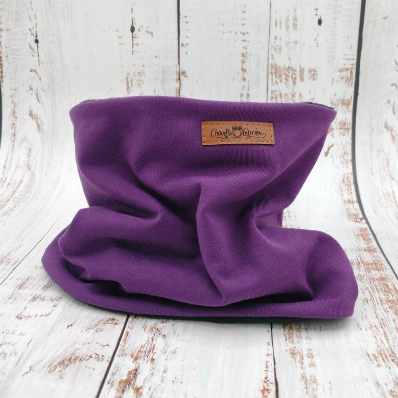 ENFANT - Cache-Cou (JERSEY) Printemps/Automne – Raisin