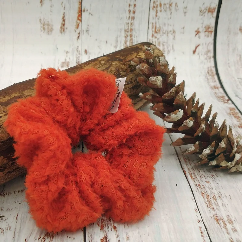 Gros Chouchou - Orange/rouille poilu