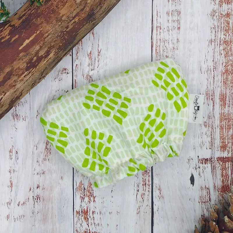Protège fromage / Couvre fromage Réutilisable - Remplace pellicule de plastique – Collection Blanc et Lime