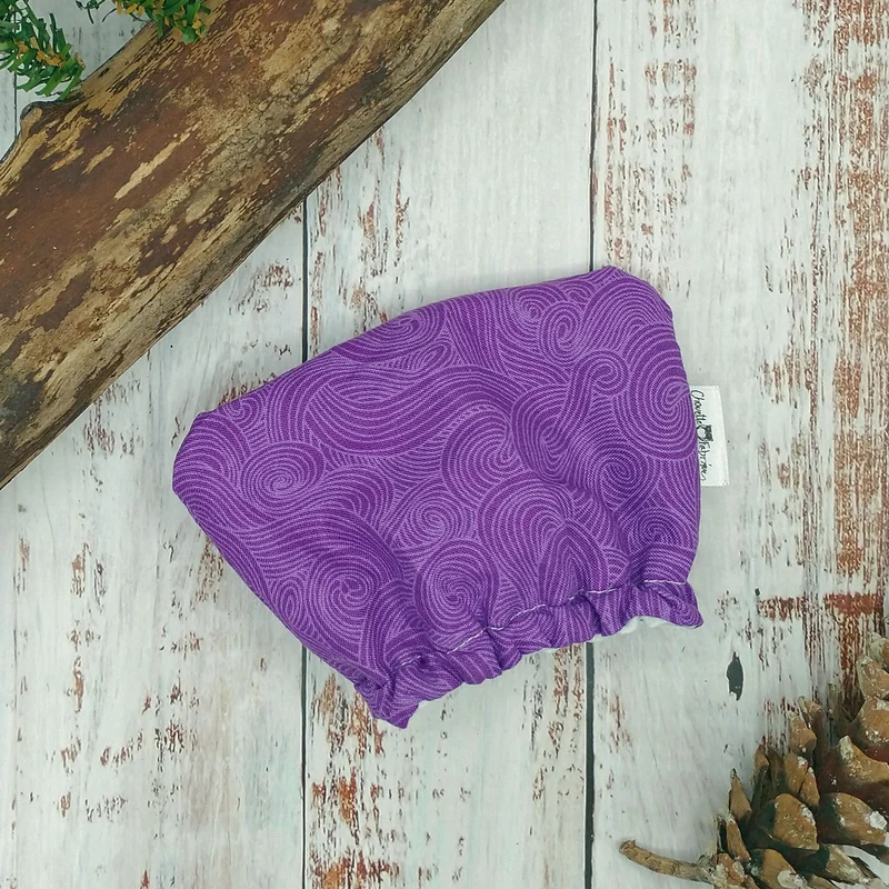 Protège fromage / Couvre fromage Réutilisable - Remplace pellicule de plastique – Tourbillons violet