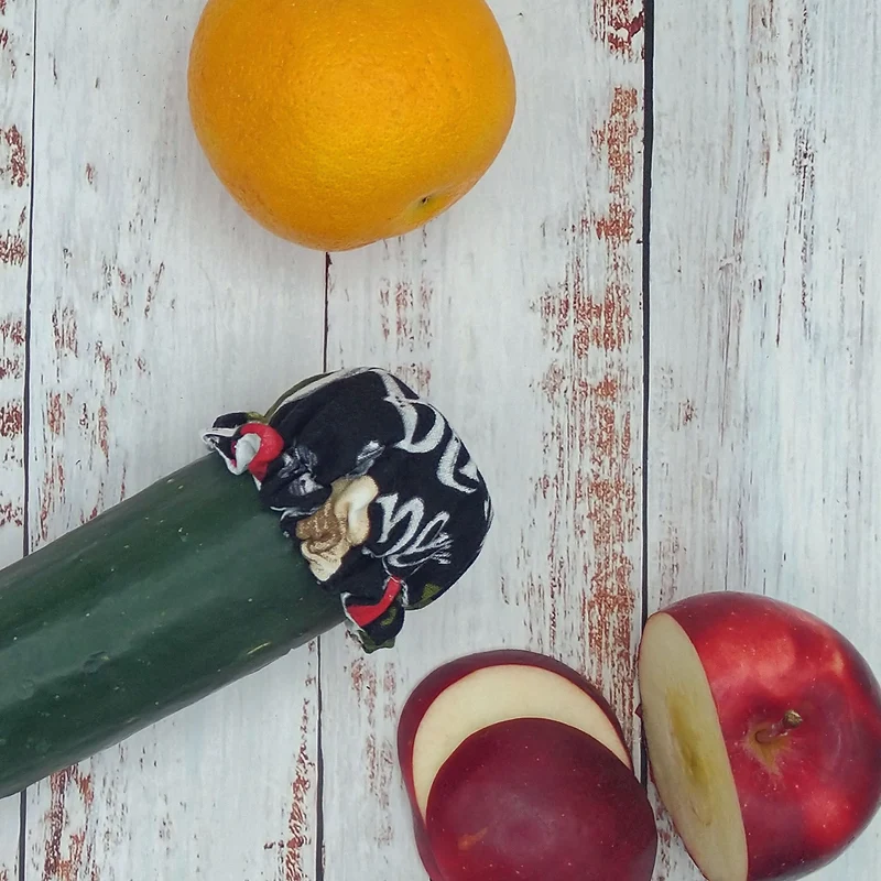 Couvre-Légumes Réutilisables - Remplace pellicule de plastique – Collection Huiles et vinaigres