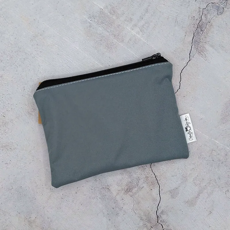 Sac réutilisable pour collation ou sandwich – Gris foncé